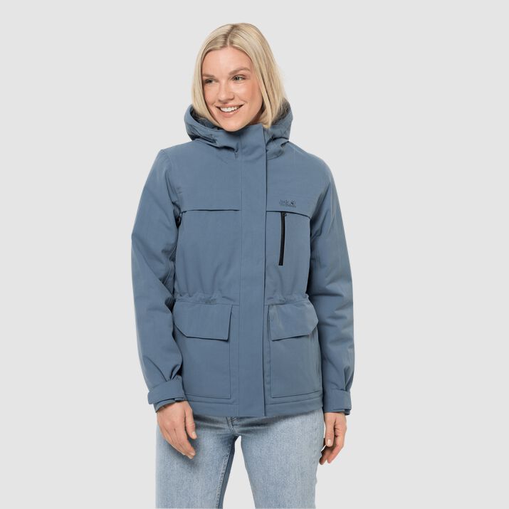 Chamarra Invierno Jack Wolfskin White Frost Mujer Azules Mexico-9271165